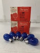 x2 -Boxes of Sears 5B Flash Bulbs 6 Each -RARE PACKAGING