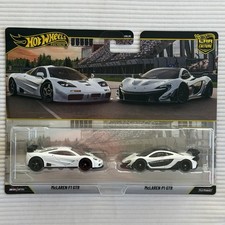 2026 Hot Wheels Premium McLaren F1 GTR & McLaren P1 GTR Car Culture 2-Pack JHW52