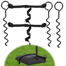 Basketball Hoop Anchor Tie Down Kit Heavy Duty Adjustable Strap Secure