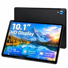 2026 Android 15 tablet 10.1 inch IPS LCD HD 24GB RAM 128GB ROM Dual Camera WIFI
