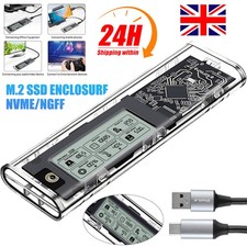 New M.2 NVMe SSD to USB 3.2 External SSD Reader Converter Adapter Enclosure