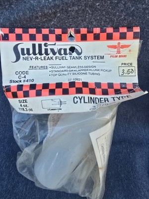 Sullivan / Pylon Plastic Model Airplane Fuel Tank - 4 oz - NOS