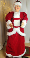 Vintage Dancing Mrs Claus 5 FT 60