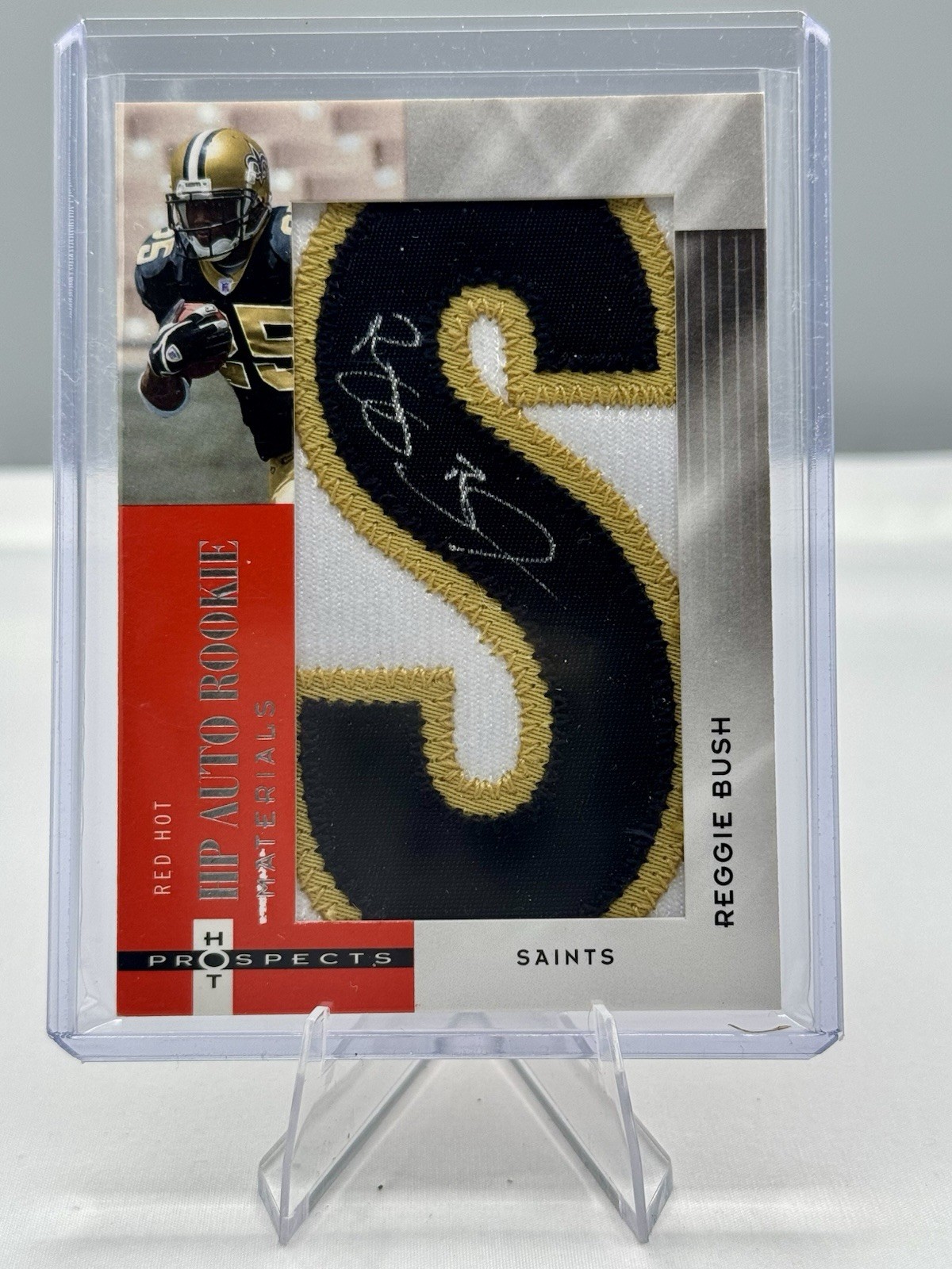 Reggie Bush Fleer Hot Prospects #194 HP Auto Rookie Materials