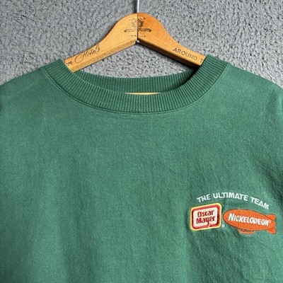 Vintage Nickelodeon Oscar Mayer Weiner Promo Sweatshirt Made In USA iCarly 2XL