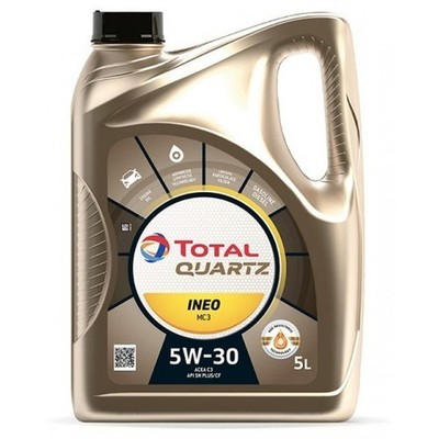TOTAL Quartz INEO MC3 5W30 3B 5L Engine Oil Synthetic ACEA C3 MPN 213698