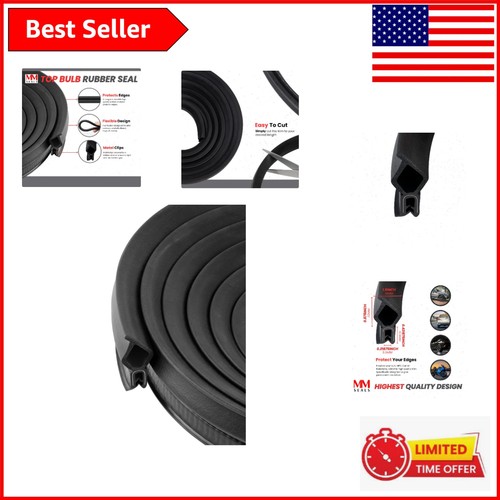 Vertical Bulb Trunk Seal 15' | Flexible and Reliable for Vehicle Safety