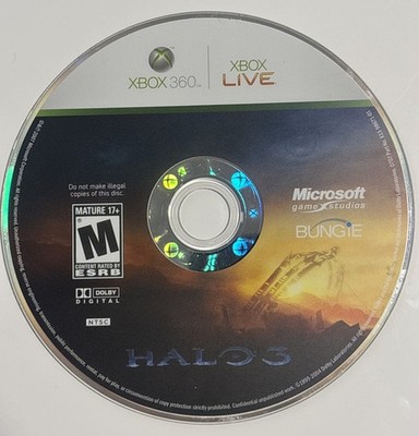 Halo 3 Microsoft Xbox 360 2007 Loose Disc Bungie - Tested - Fast Shipping