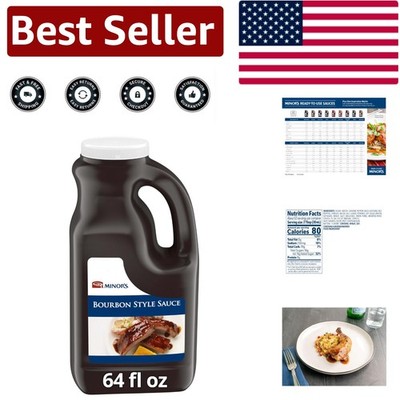 Versatile Bourbon Style BBQ Sauce, 79 oz - Perfect for Tailgating Delights