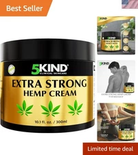 Extra Strong Hemp Cream - 10.1 fl oz - Natural Relief