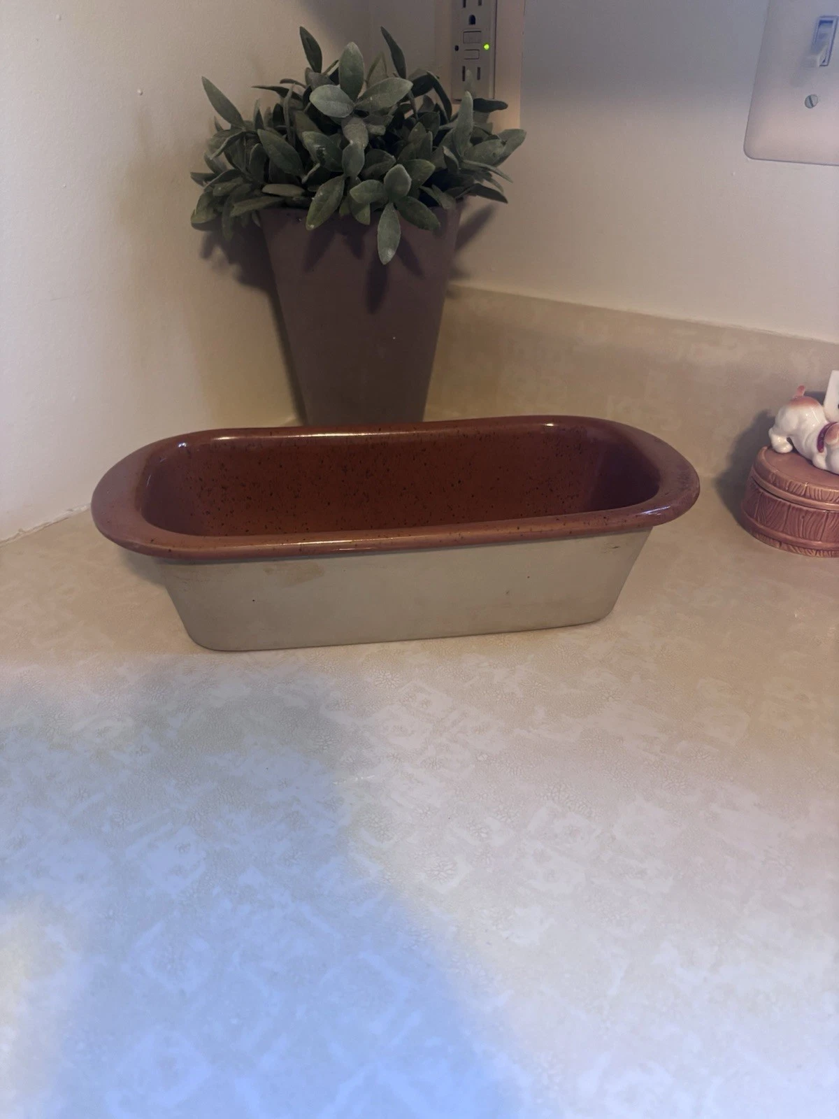 Beautiful Gold Loaf Pan Bennington Pottery Fall Recipes Bread Ready
