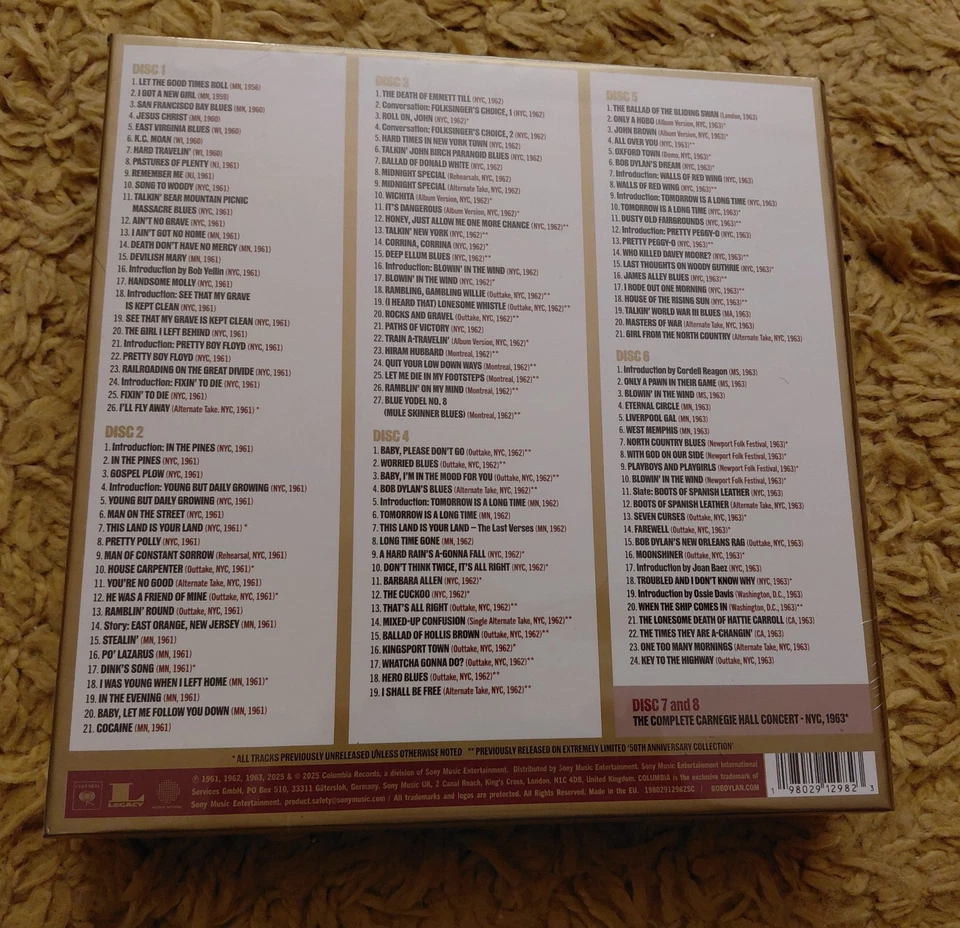 Bob Dylan - The Bootleg Series Vol. 18: Through the Open Window 1956–1963 8 CDs - Bild 2 von 4