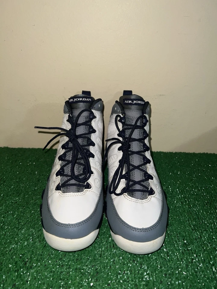 Nike Air Jordan Retro 9 GS Imperial Púrpura Gris Blanco 537736-109 Talla 5.5Y Foto 2 de 4