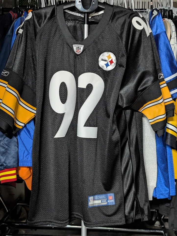 Camiseta vintage Reebok On Field James Harrison talla 56 Foto 2 de 2