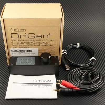 MICCA OriGen+ High Resolution 24-Bit 192kHz Headphones Preamp Dac