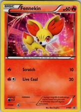 Fennekin XY02 Holo Promo XY Promo Pokemon Damaged on eBay