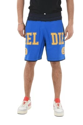 Diesel P-Mustin Hombre Shorts Azul L Algodón Cintura Elástica Bolsillos - Imagen 1 de 4