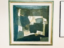 Uncini ,60cm x 60 cm., Cornice 78x78, anno 1957.