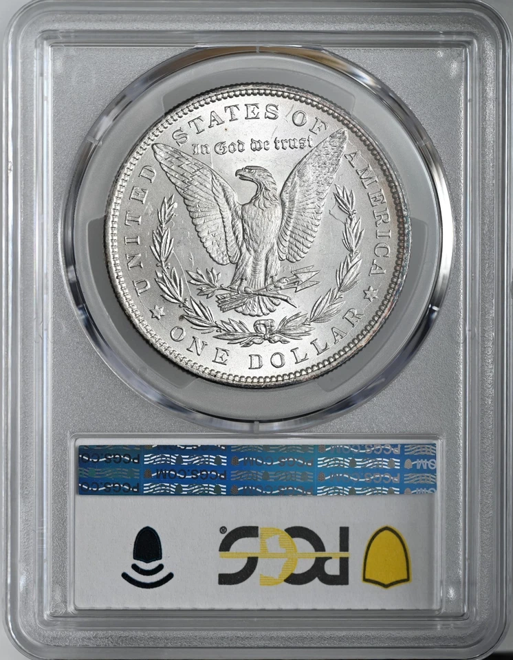 1884-P  $1  MORGAN SILVER DOLLAR  "VAM 2A PARTIAL E REVERSE  PCGS MS64 #57501206 - Image 3 of 4