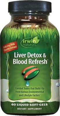 Liver Detox & Blood Refresh , 60 Liquid Soft-Gels
