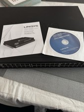 Linksys LGS352MPC 48 Port Gigabit Network PoE+ Switch @ 740W with 4 x 10G Upli