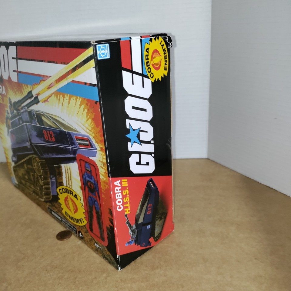 G.i. Joe Retro Collection Series Véhicule Avec Figurine Cobra Hiss Iii Rip It