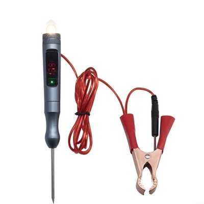 Circuit Tester, Voltage Tester 3-48V DC with Digital Test Light