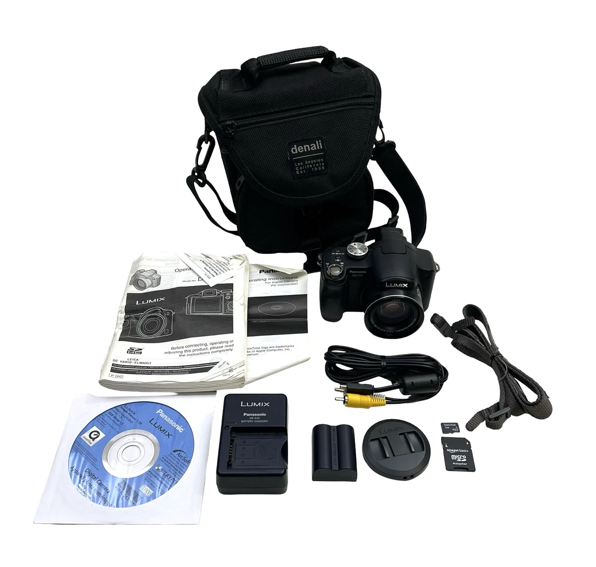 Panasonic LUMIX DMC-FZ8 / バッテリー 三脚 ケース付 Panasonic パナソニック DMW-BMA7 互換バッテリー LUMIX DMC-FZ50 DMC