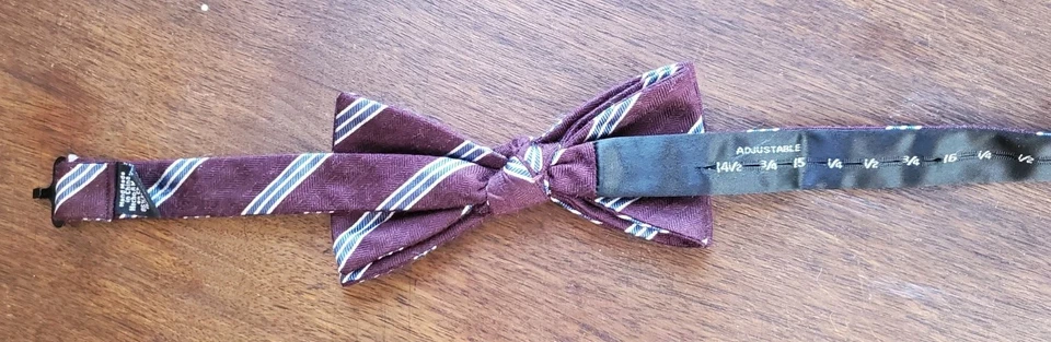 Ryan Seacrest Distinction Hombres Cuello Ropa Pajarita Nuevo con Etiquetas Altavoz Cuadros Foto 3 de 4