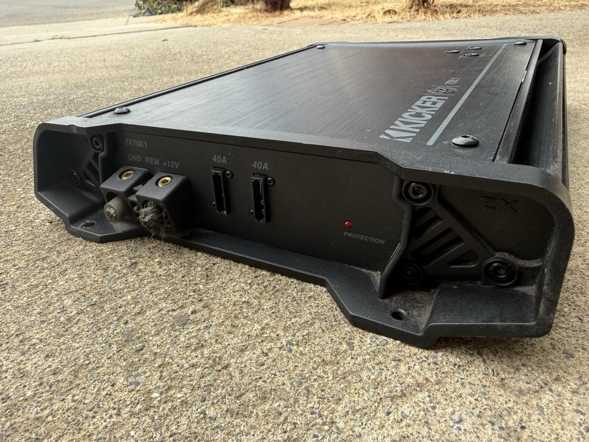 Kicker ZX750.1 1-Channel Car Amp 713034054856| eBay