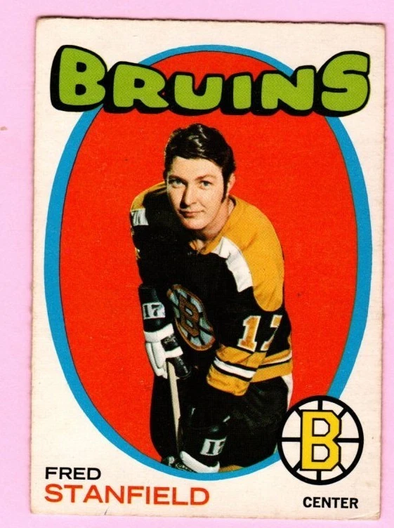 1971-72 O-Pee-Chee Hockey Fred Stanfield #7 Boston Bruins  - See Pics