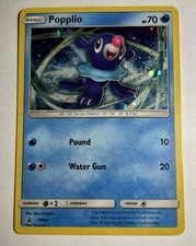 Pokemon TCG Card - Popplio SM24 Sun & Moon -  Black Star Promo