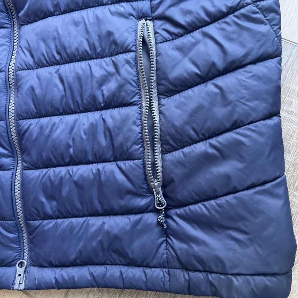 johnnie-O Quilted Zip Vest Blue Navy Size Medium Golf Logo - Image 4 of 4