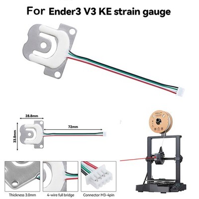 Für Creality Ender-3 V3 KE 3D-Drucker Extruder Sensor Dehnungsmessgerät Zubehör