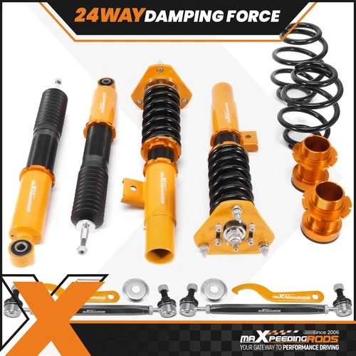 MaXpeedingrods 24 Way Coilover Suspension Kit for Volkswagen Jetta MK5 MK6 06-17