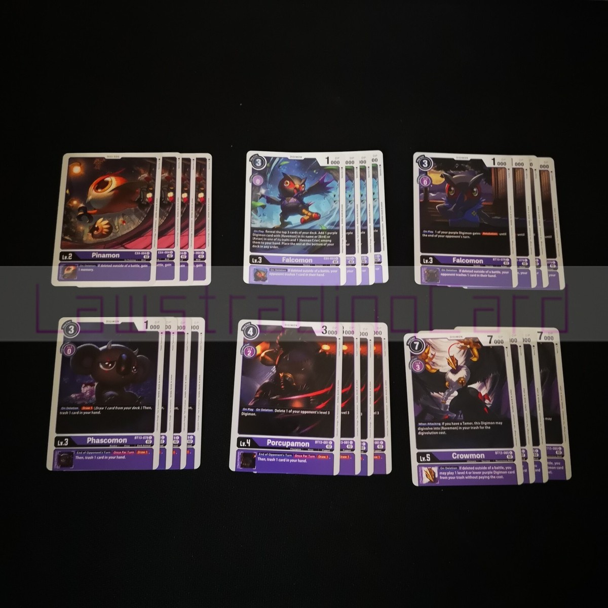 Digimon Card Game Ravemon Burst Mode Core Deck With Deck Box