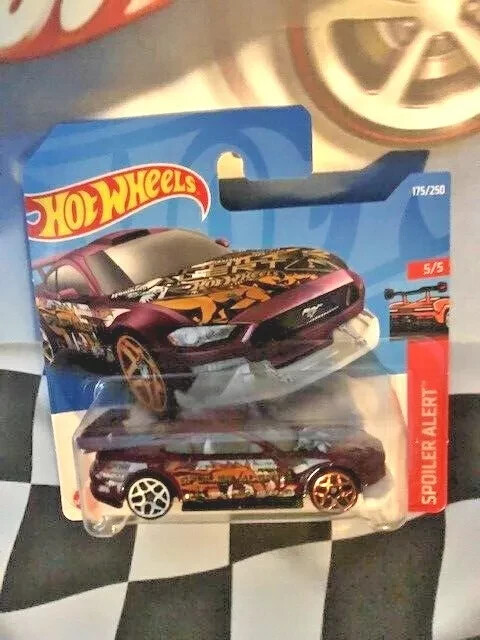 Hot Wheels 2022 HW Spoiler Alert 5/5 175 Custom '18 Ford Mustang GT RED Y5 SC