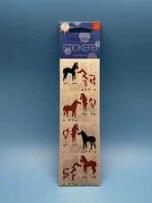 Mrs Grossman Three Vintage Sheets 'Ponies' Stickers 