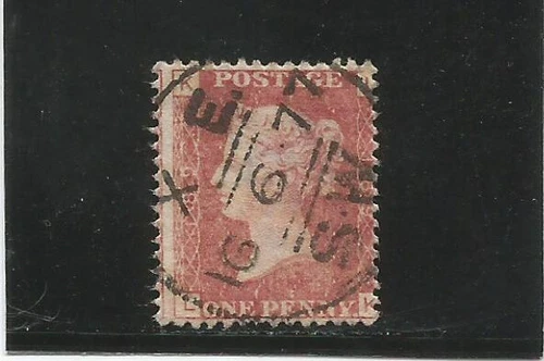 GREAT BRITAIN n° 26 1d. carmine red pl.189