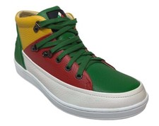 Zapatillas Travel Fox Cancún Hombre Cuero Rojo/Verde/Amarillo/Blanco 916103-33
