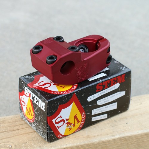 S M Bmx Bike Enduro V2 Bicycle Stem Blood Red Primo Cult Ebay