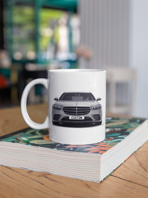 Personalisierte Mercedes S-Klasse S500 4MATIC AMG Limousine Becher Geschenk - Farbwahl