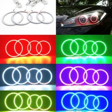 Rgb Halo Ring For Hyundai Tiburon 07-08 Headlight Angel Eye Drl Demon Bluetooth Rgb Halo Ring For Hyundai Tiburon 07-08 Headlight Angel Eye Drl Demon Bluetooth