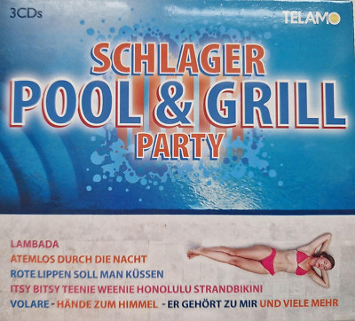 Pool & Grill Schlager Party, 3 CD's, 60 Songs, NEU/OVP