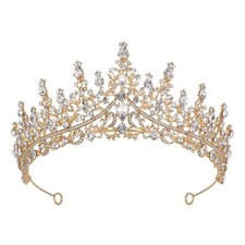 Tiara Crown for Women and Girls Headband Hair Accessories for Birthday Weddin...