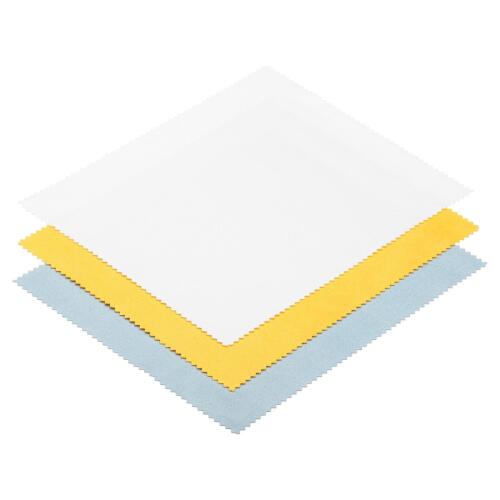 Lunettes Microfibre Nettoyage 24 Paquet Nettoyage pour Caméra Jaune Bleu Blanc - Photo 1 sur 6