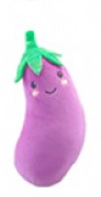 Softlings Aubrey die Melanzani Plüsch 15cm Aubergine Merch Eggplant Fan Plush 