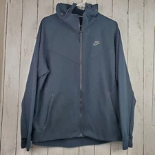 Nike NSW Tech Full Zip Fleece Hoodie 863125 010 Black Women's Size Small GUC