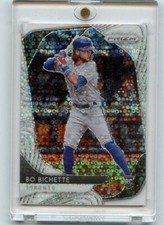 2020 Prizm #71 BO BICHETTE White Donut Circles Rookie Card /5 - Toronto 