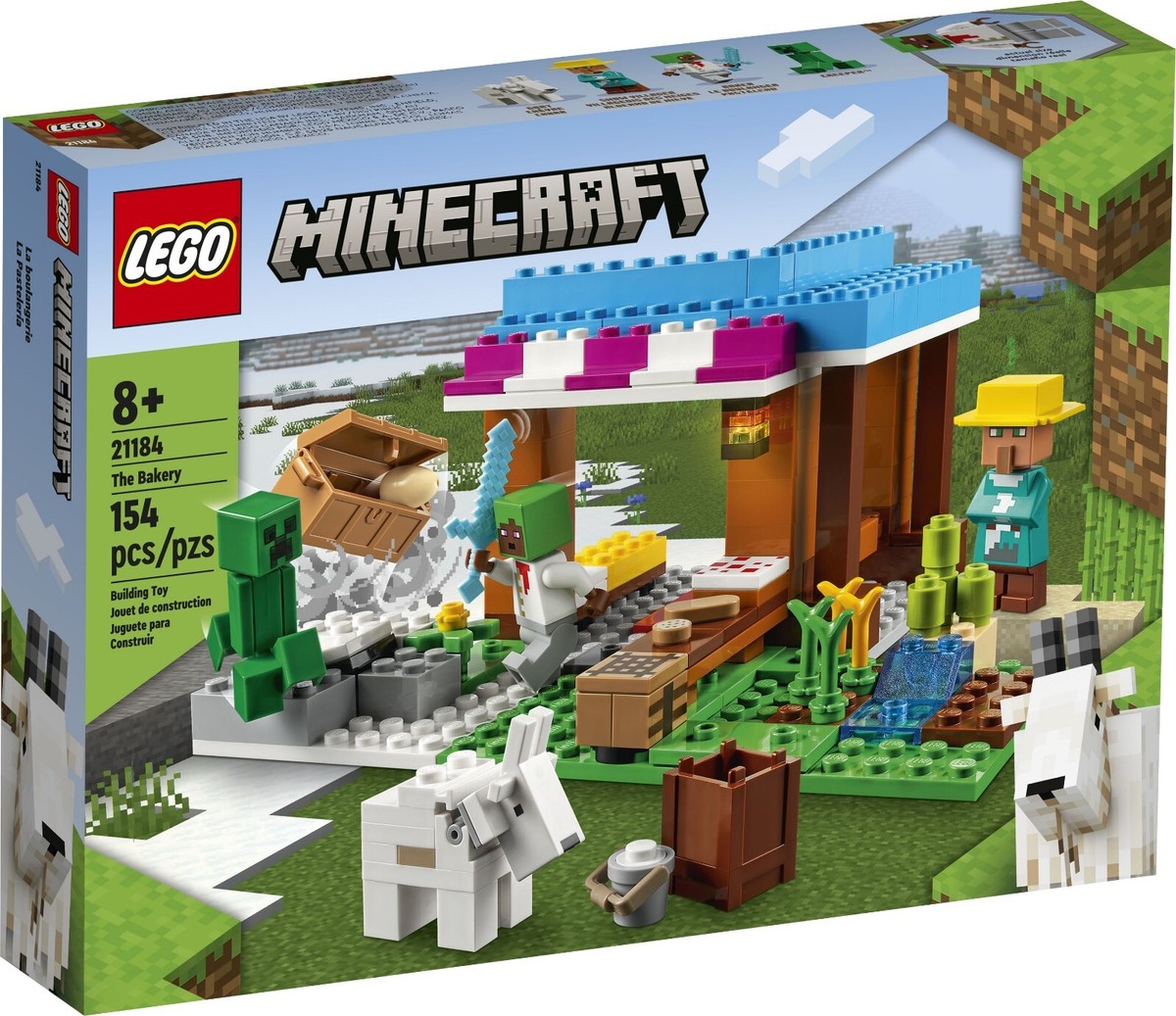 LEGO MINECRAFT (21184) The Bakery - 154 pcs - GOAT SNOW VILLAGER